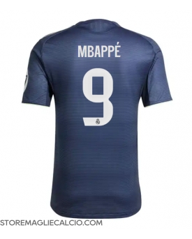 Real Madrid Kylian Mbappe #9 Maglia Gara Trasferta Repliche 2025-26